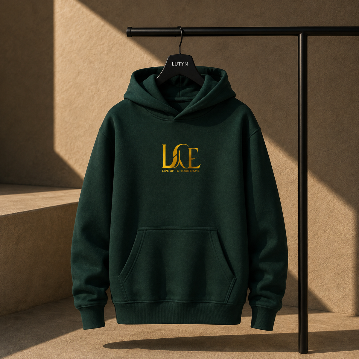 LUTYN Beanie TM LV Hoodie in green